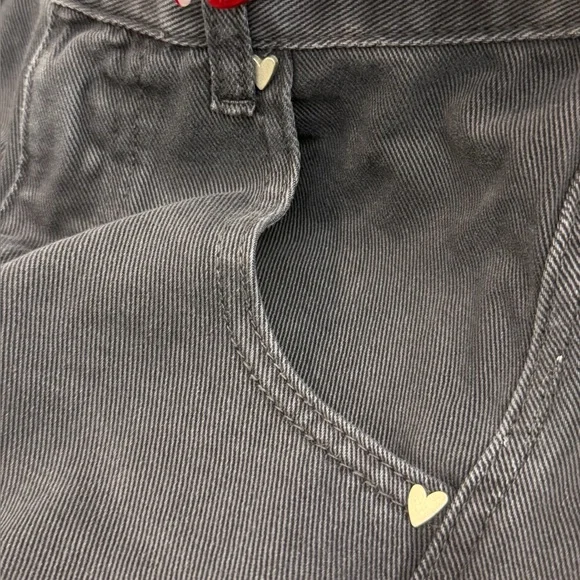 THINGS BETWEEN Mari Jeans Black Barrel Jeans Small New SOLD OUT NWT - Picture 10 of 16